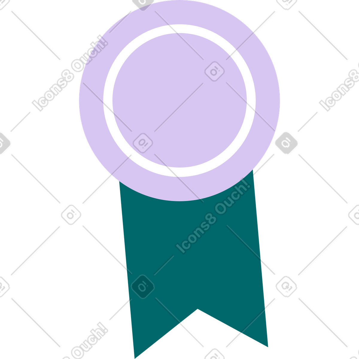 Sammy Line スタイルの Medal のイラストをPNG、SVG形式でダウンロード