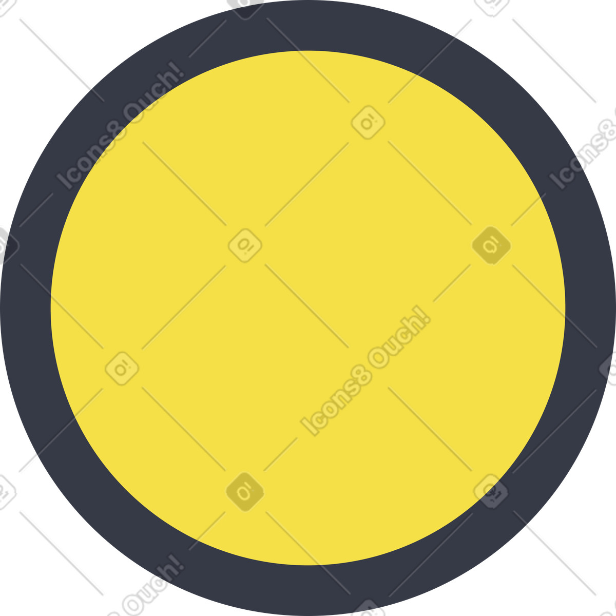 Kreis animierte Illustration im Abstract-Stil als Download in GIF, Lottie (JSON), AE