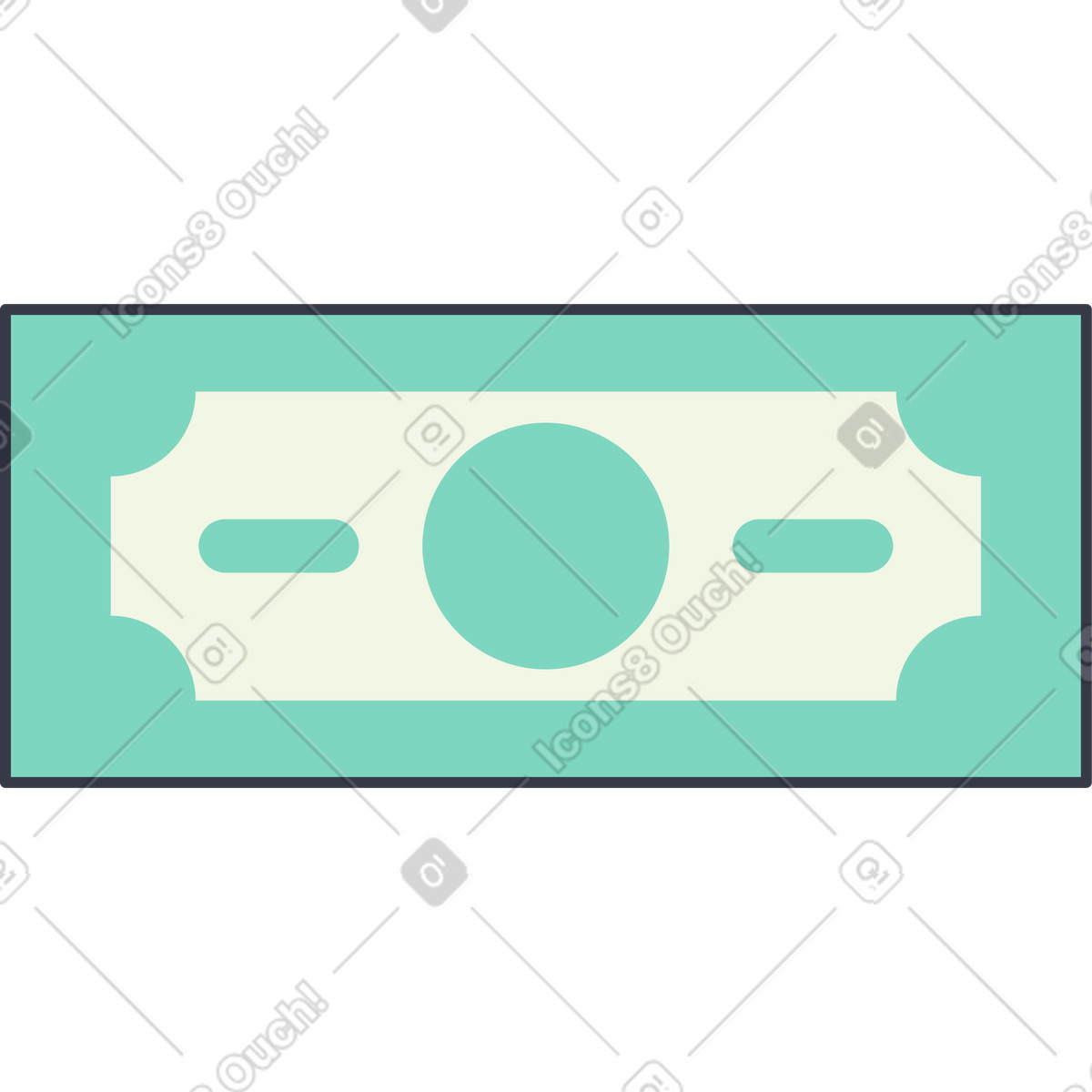 Money illustration in Abstract style download in PNG, SVG