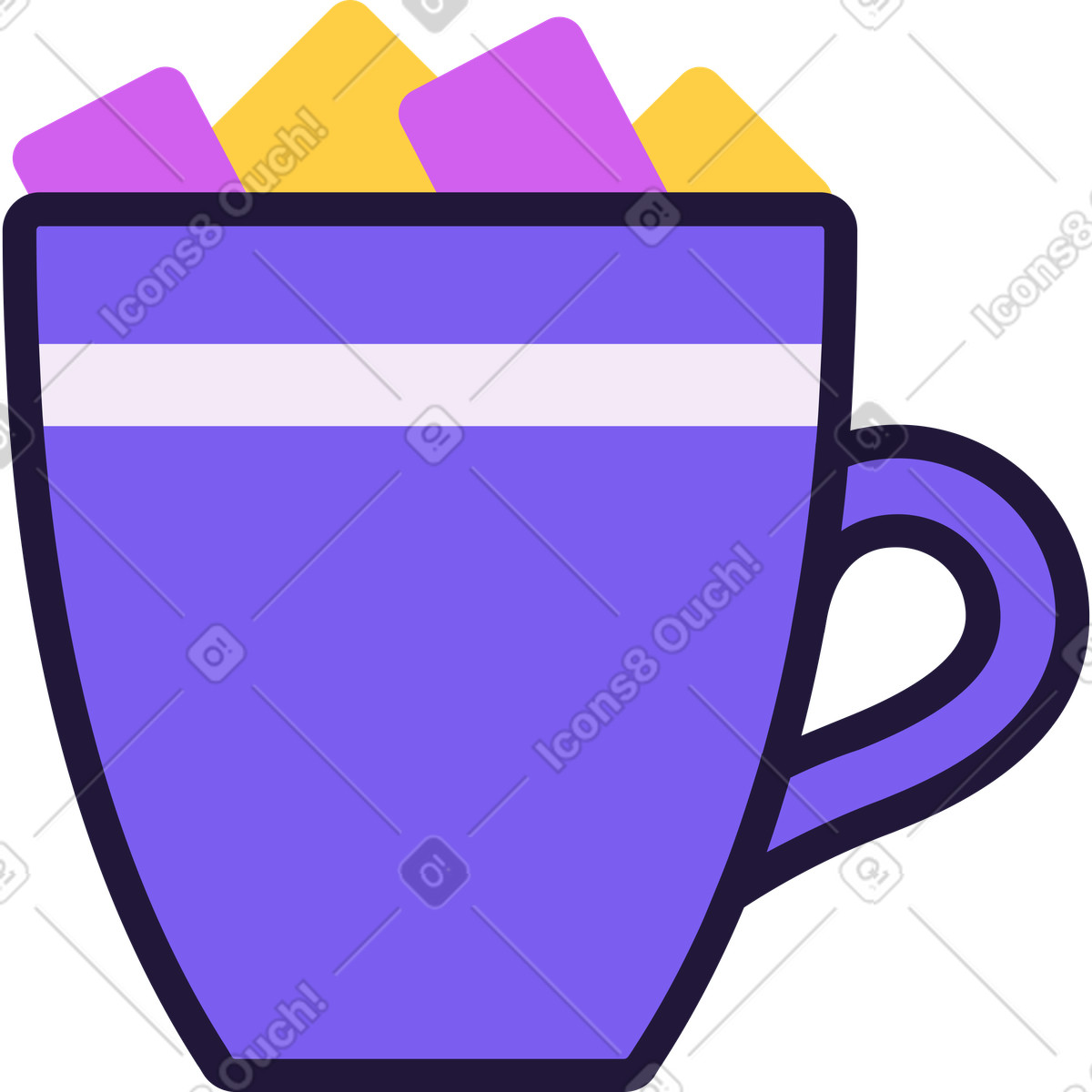Ilustração de Hot drink em no estilo Conifer para baixar em PNG, SVG