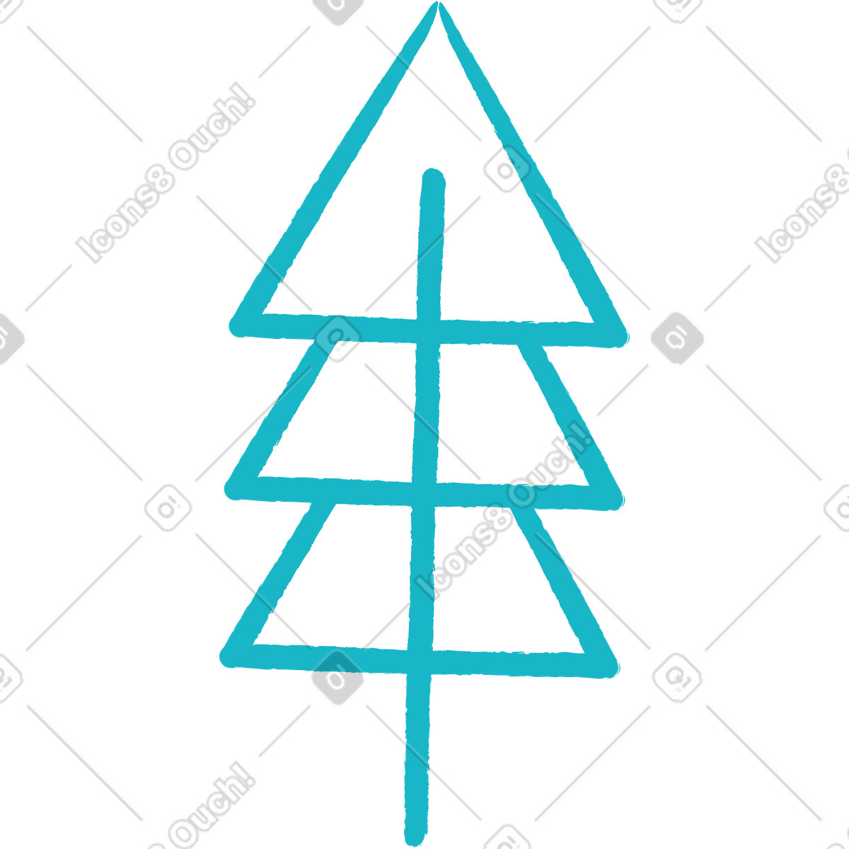 Ilustración Mini árbol en estilo Lime a descargar en PNG y SVG