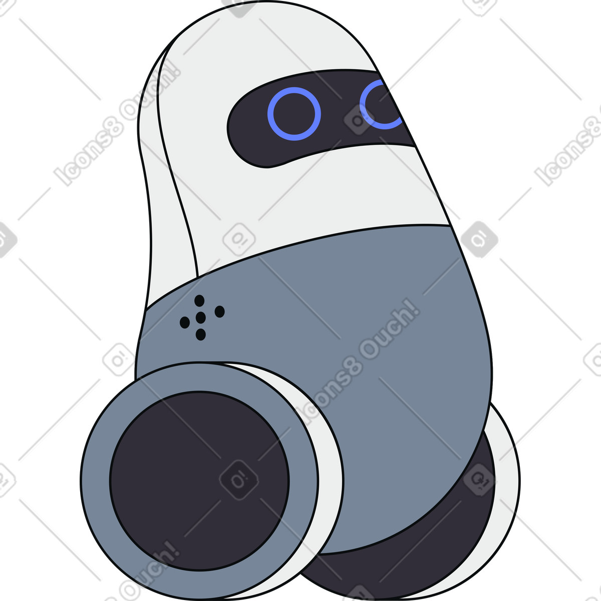 下载 Teko 风格的 自主移动机器人 插画，支持 PNG、SVG 格式