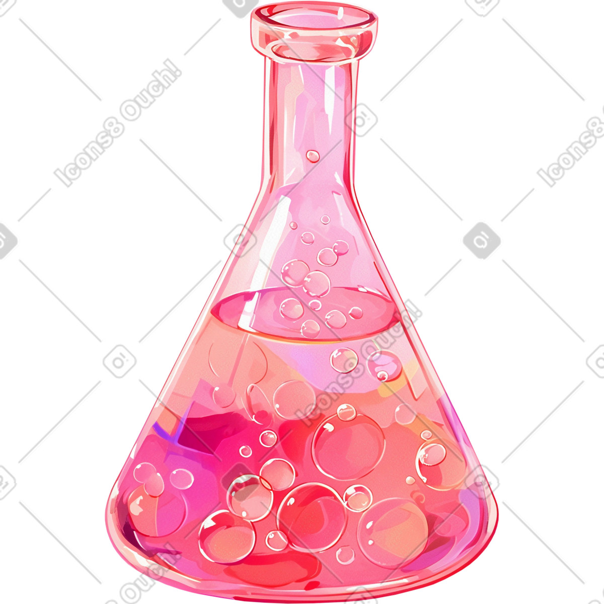 下载 Glazy 风格的 化学试管 插画，支持 PNG、SVG 格式