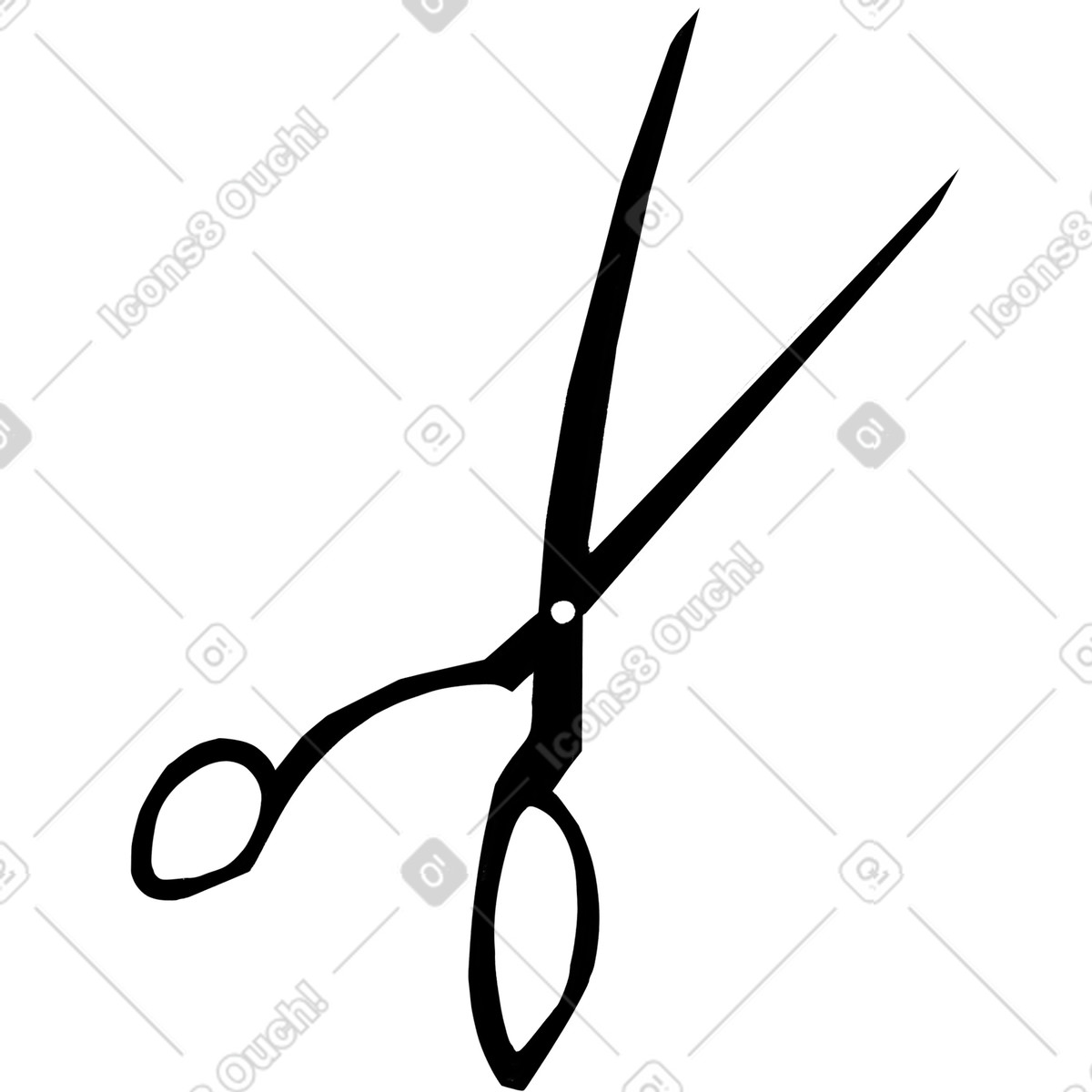 Ilustración Tijeras en estilo Fabulous a descargar en PNG y SVG