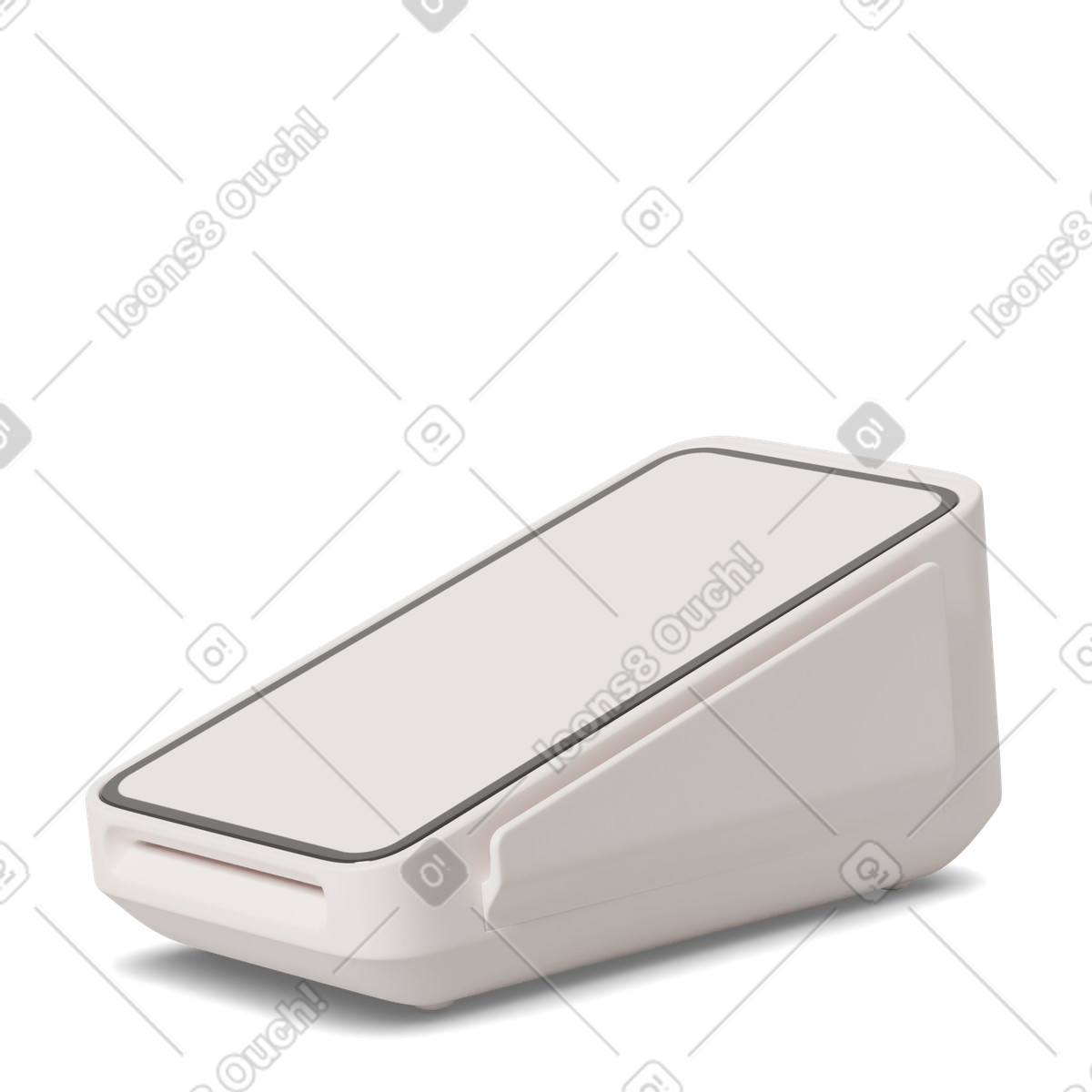 Ilustración Payment terminal en estilo 3D Casual life a descargar en PNG y SVG