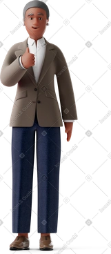 엄지손가락을 포기하는 formalwear에서 오래 된 사업가 PNG, SVG