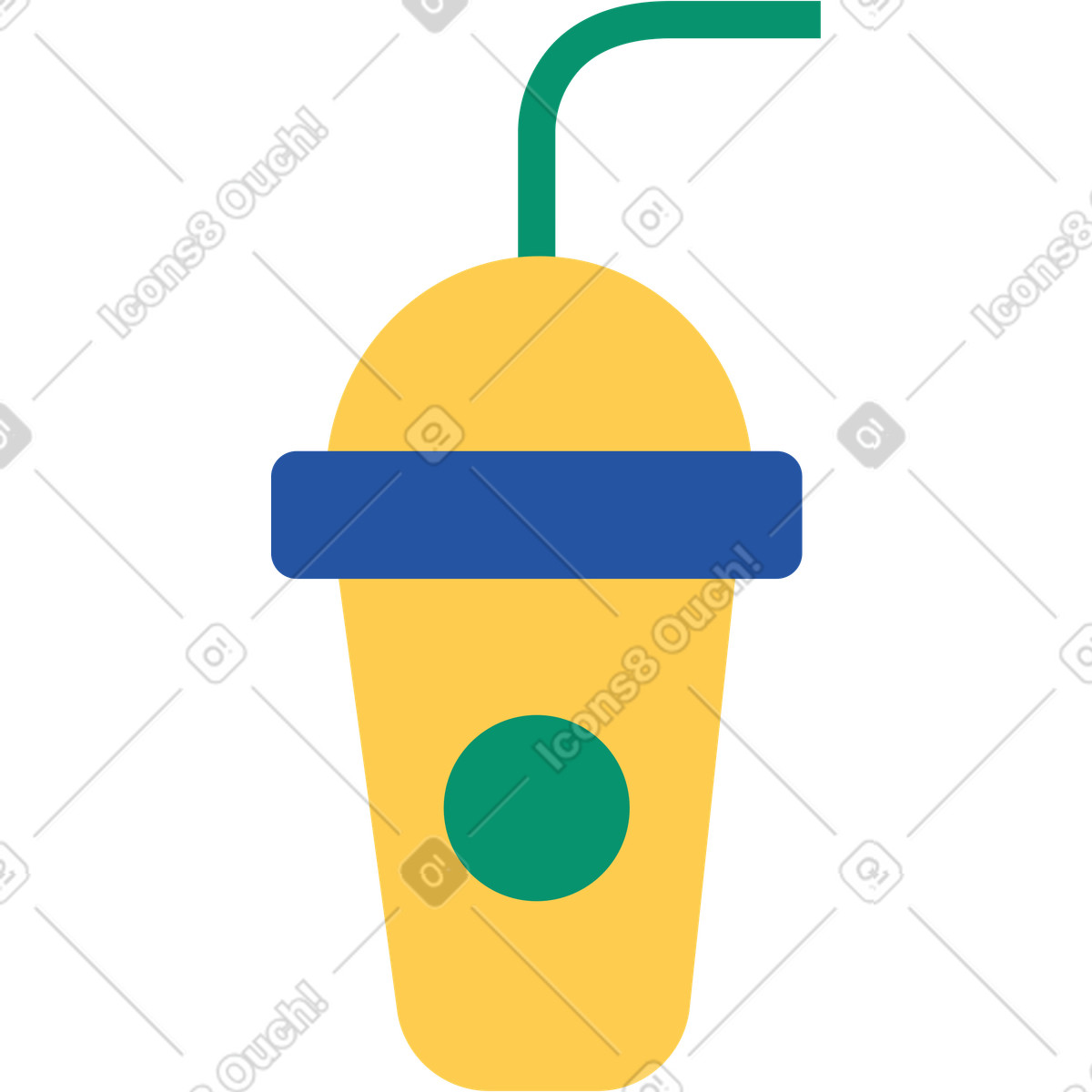 Getränk-Illustration im Spot-Stil als Download in PNG, SVG