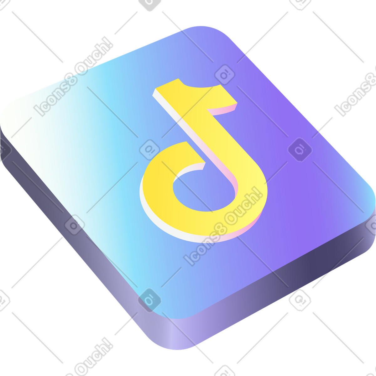 Ilustração de Ícone música em no estilo Isotech para baixar em PNG, SVG