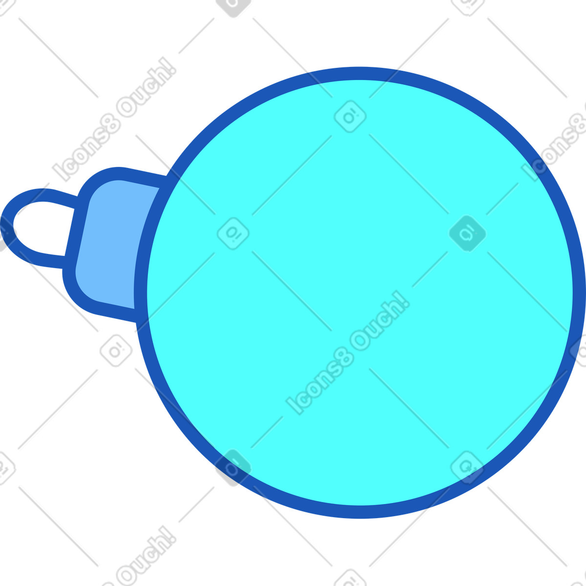 Ilustración Pequeña bola de navidad en estilo Storyline a descargar en PNG y SVG