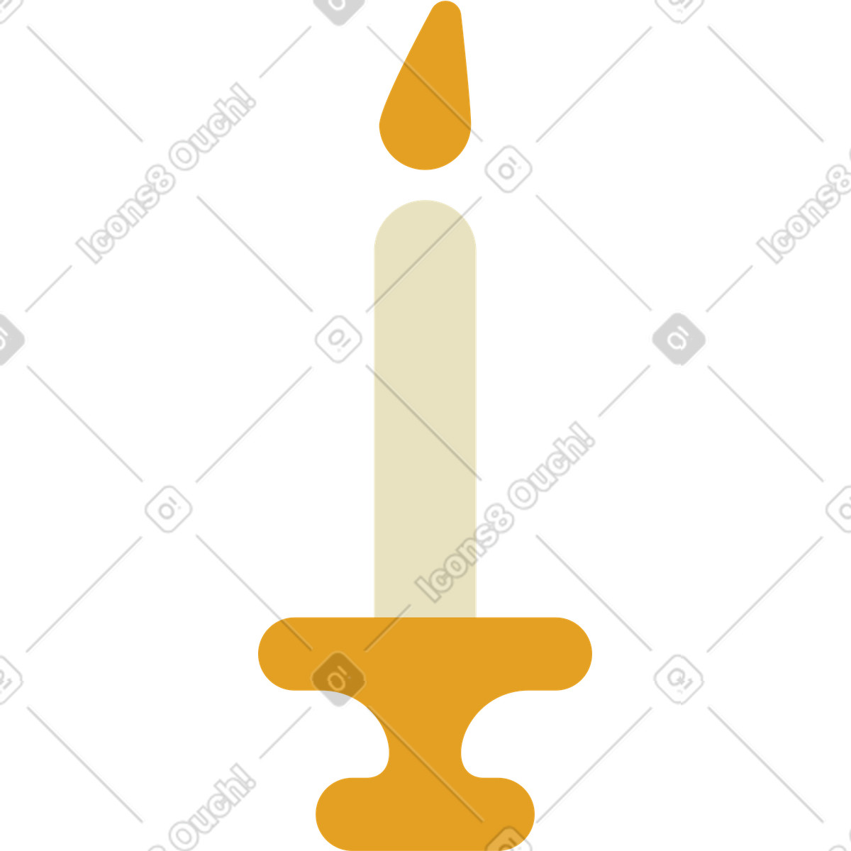 Ilustração de Candelabro em no estilo Arabica para baixar em PNG, SVG