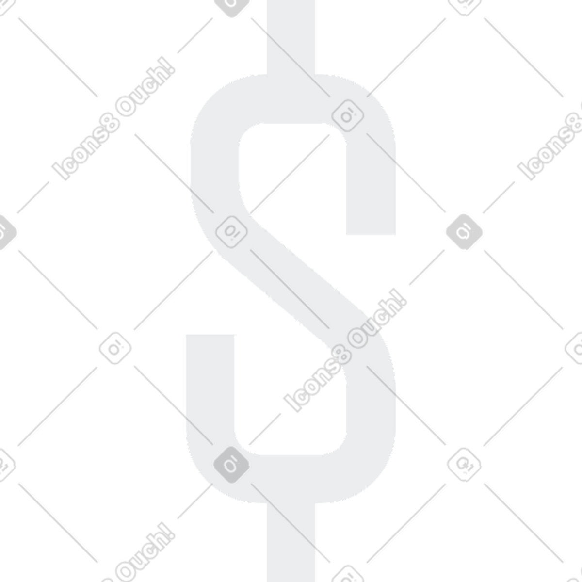 Dollaro illustrazione in stile Urban scarica in PNG, SVG