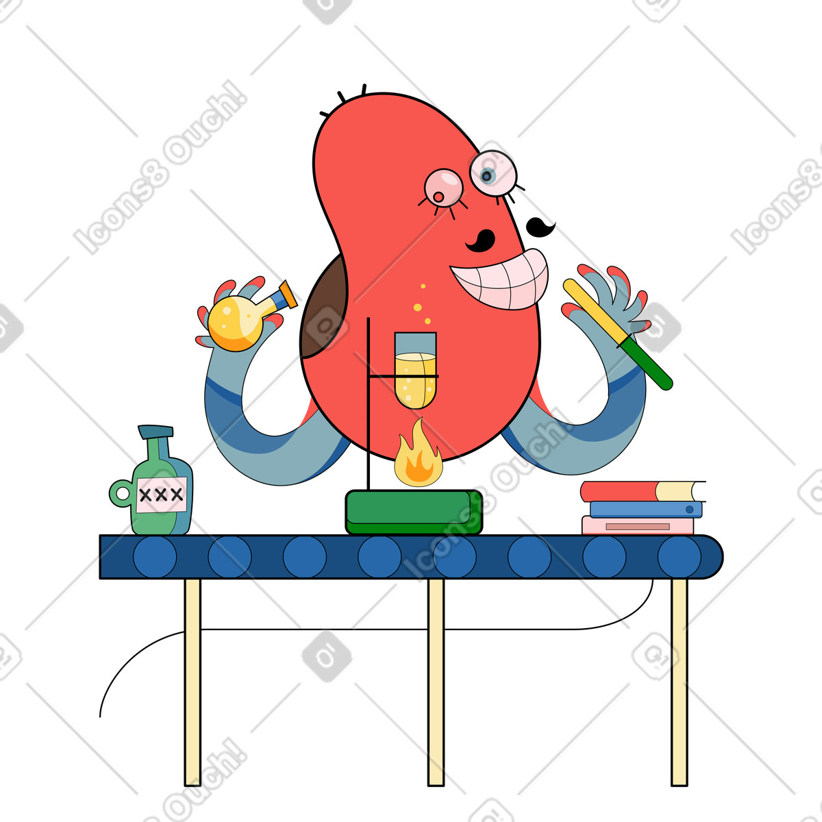 下载 Surr 风格的 科学家 插画，支持 PNG、SVG 格式