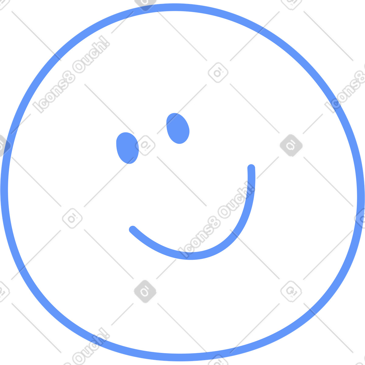 Ilustração de Risonho em no estilo Plain para baixar em PNG, SVG
