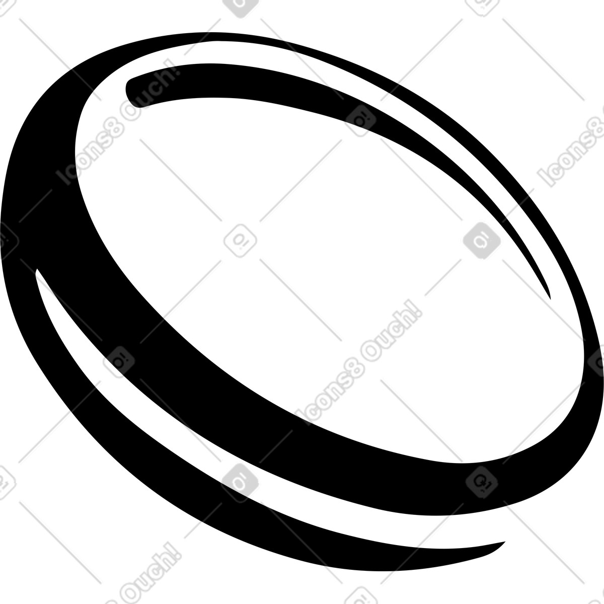 Flying coin illustration in Line style download in PNG, SVG