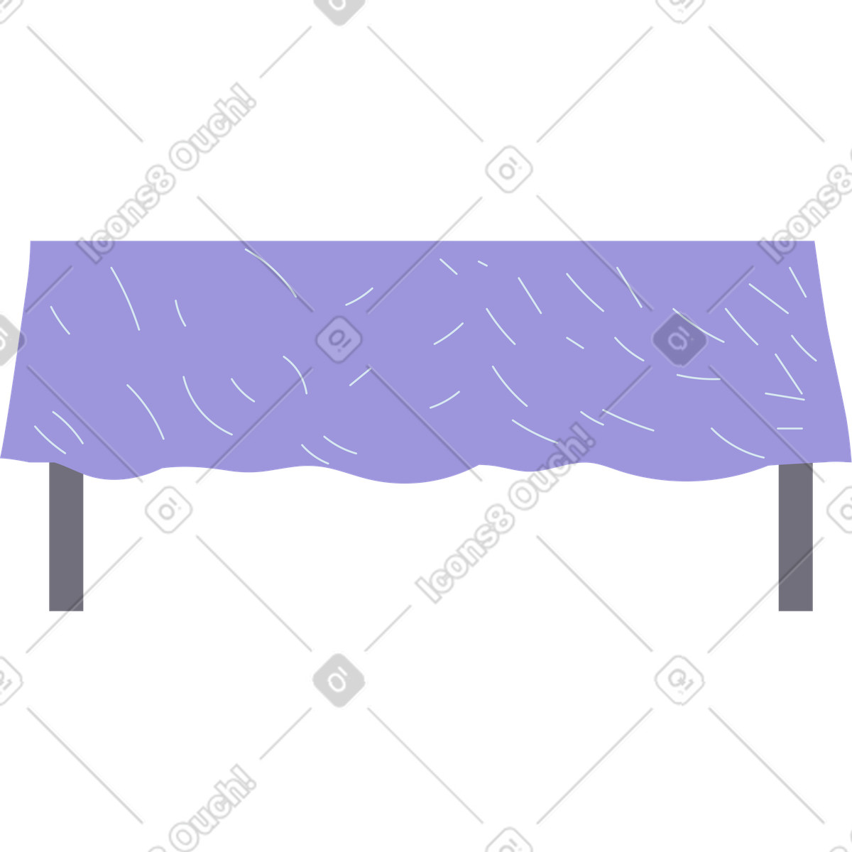 Dinner table illustration showcasing culinary clipart graphics for various projects