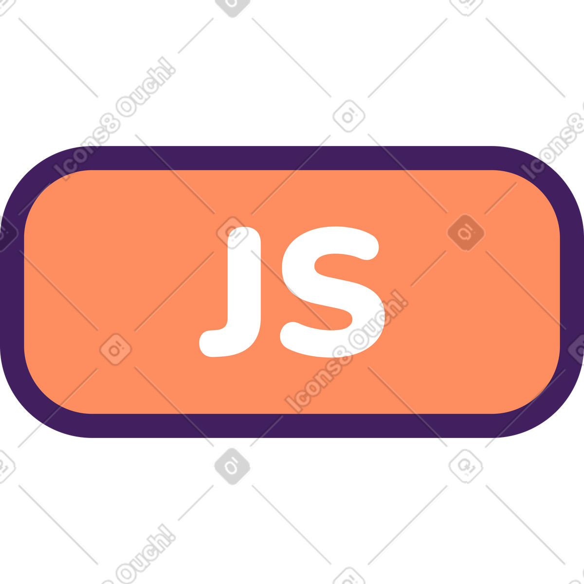 Ilustração de Js ícone em PNG e SVG