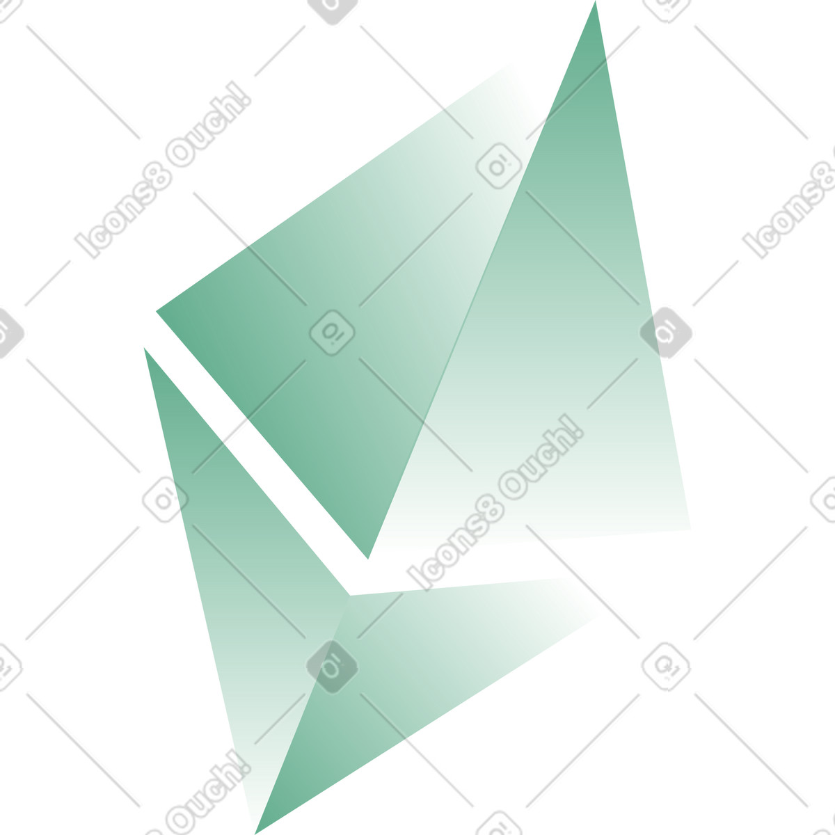 Ilustración Icono de ethereum en estilo Network a descargar en PNG y SVG