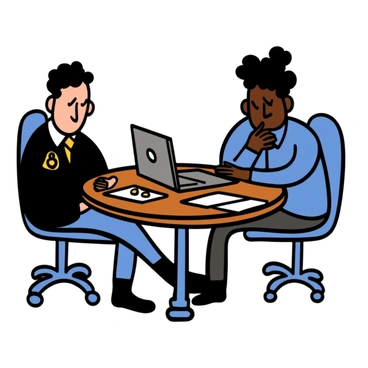 A close-up of a tiny camera embedded in a button, with intricate details showing its lens and small electronic components. The camera is positioned on a dark suit jacket, suggesting secrecy. In the blurred background, there are two people sitting at a conference table, one with light skin and short black hair, the other with dark skin and curly hair. They are leaning forward, visibly tense, with furrowed brows and serious expressions. Papers and a laptop are scattered on the table, indicating a high-stakes discussion.