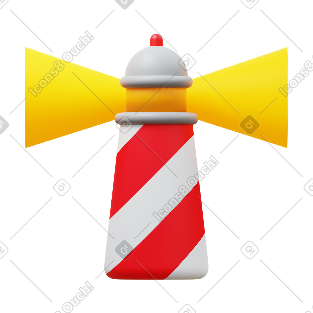 Ilustración Lighthouse en estilo 3D Fluency a descargar en PNG y SVG