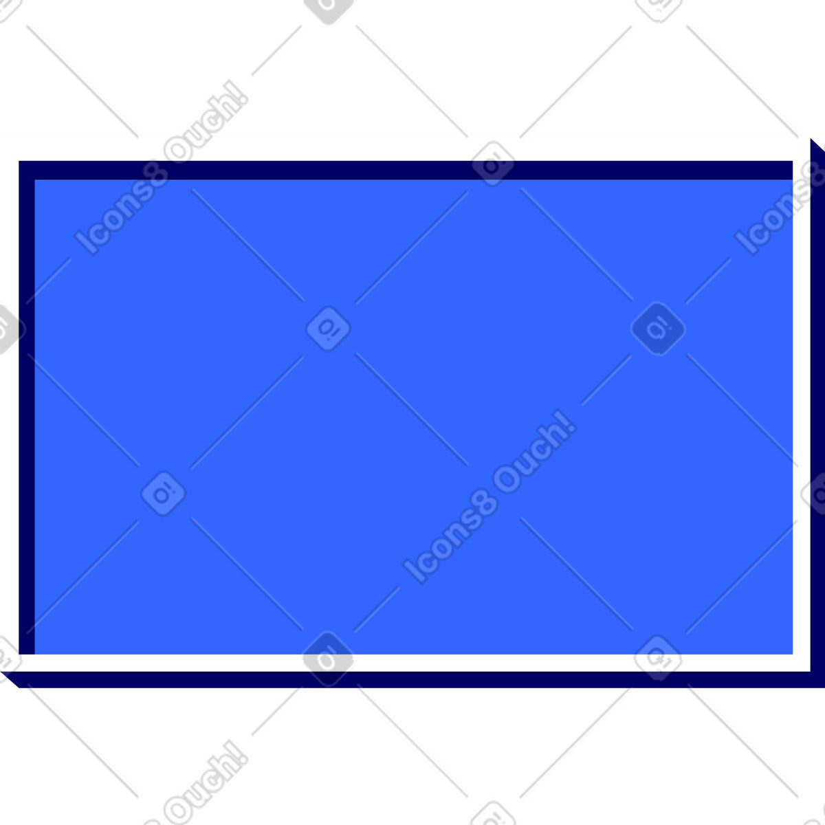 Blue board illustration in Lounge style download in PNG, SVG