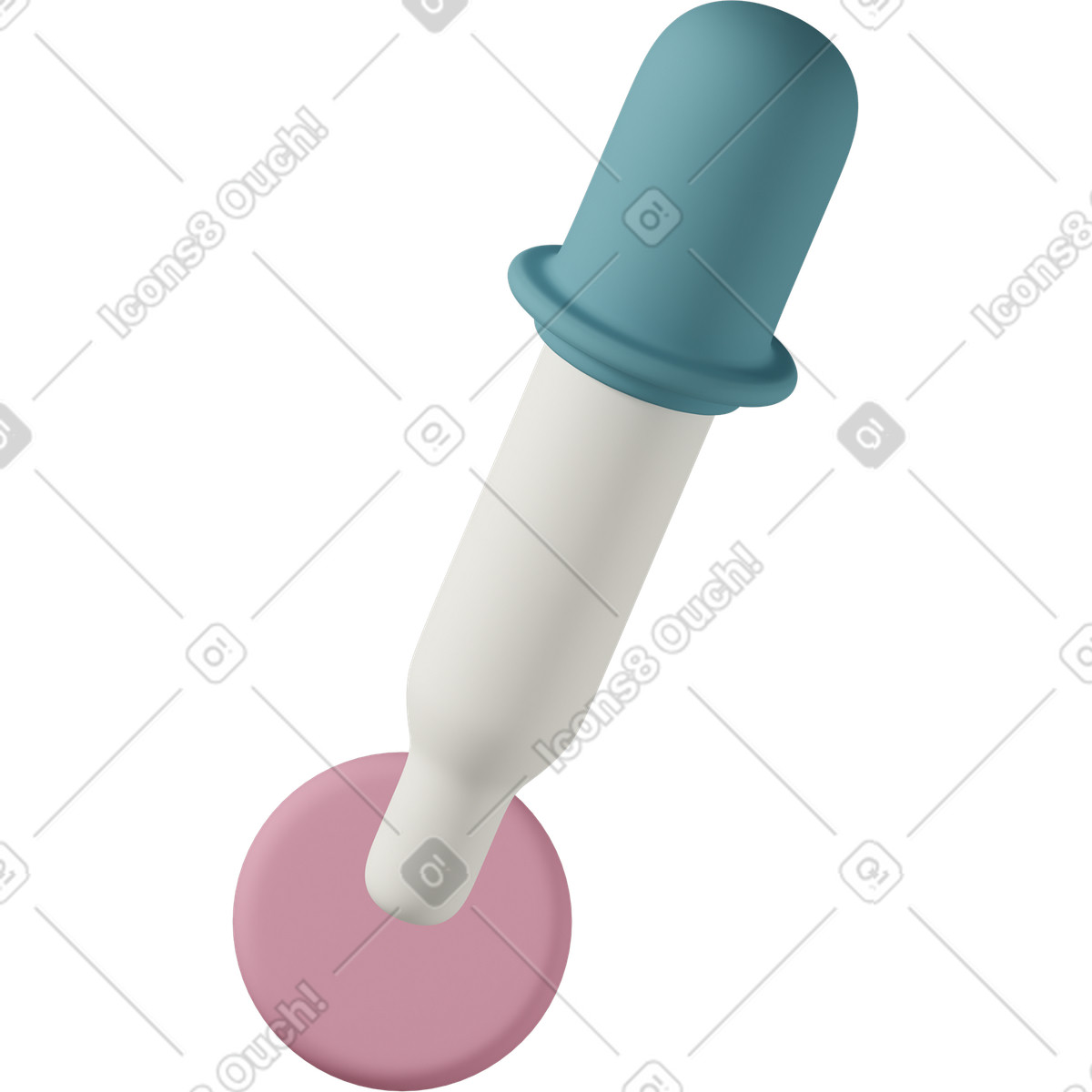 Ilustração de Eyedropper tool em no estilo 3D Casual life para baixar em PNG, SVG