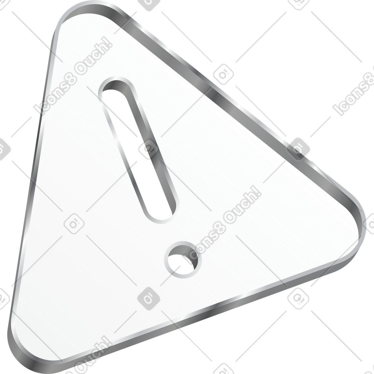 Illustration Point d'exclamation dans le style Token à télécharger aux formats PNG, SVG