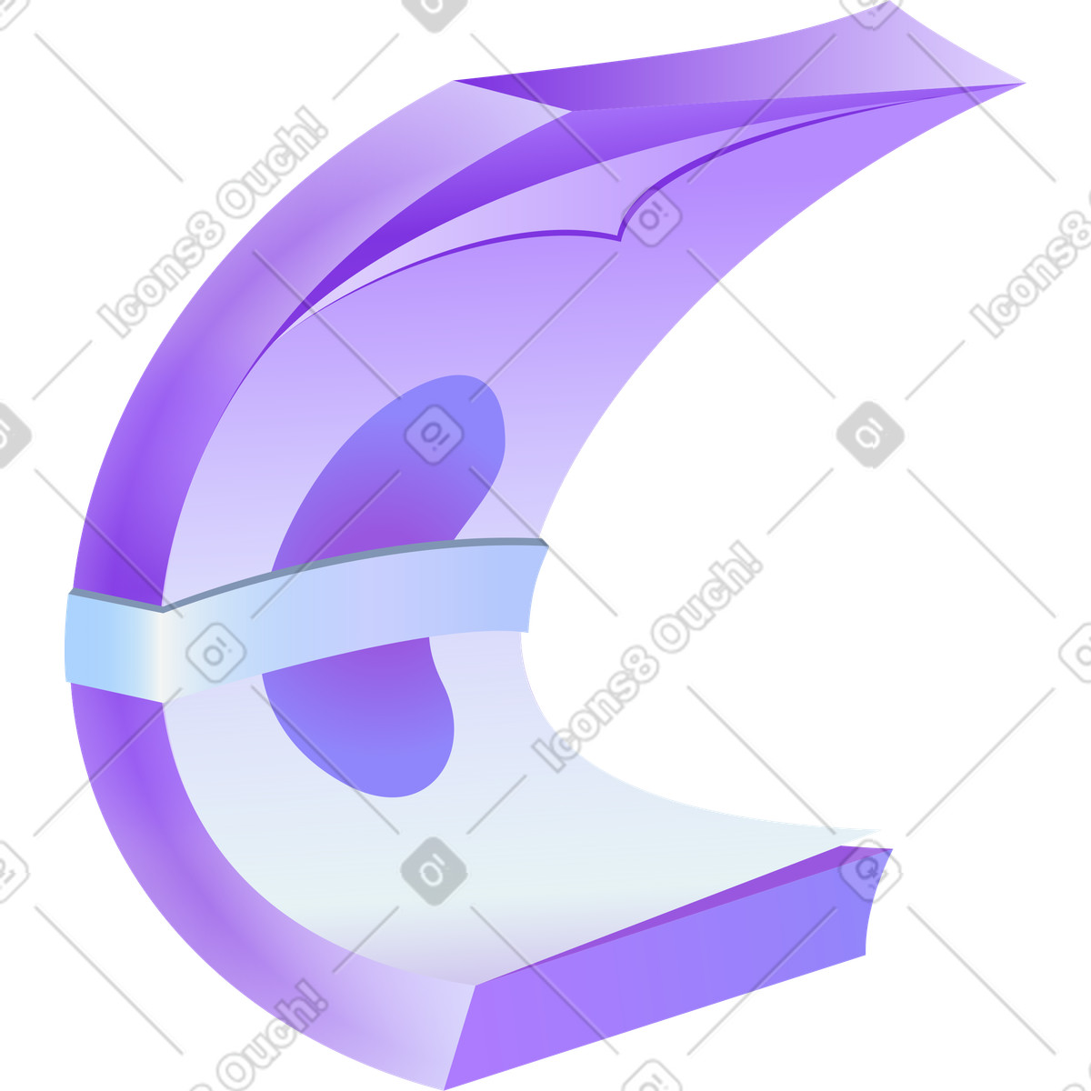 Ilustração de Maço notas em no estilo Hi-tech para baixar em PNG, SVG
