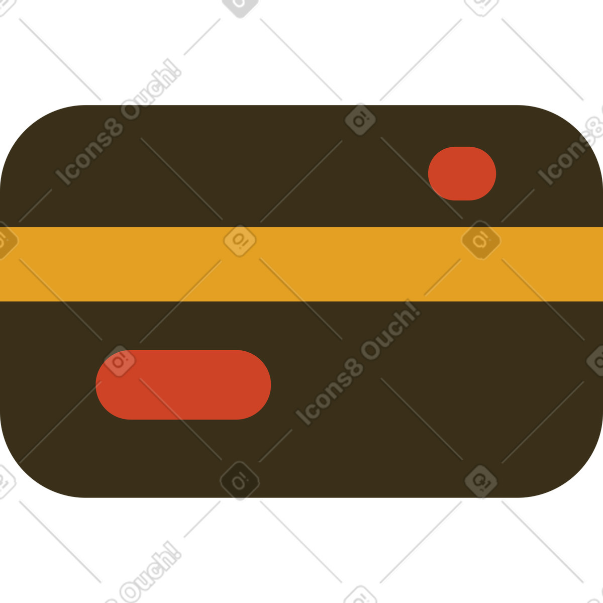 Carta di credito illustrazione in stile Arabica scarica in PNG, SVG