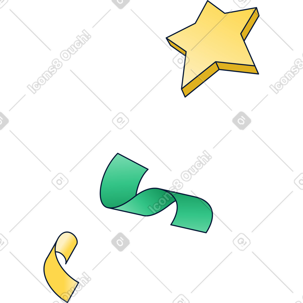 Decorazioni per feste illustrazione in stile Neat scarica in PNG, SVG
