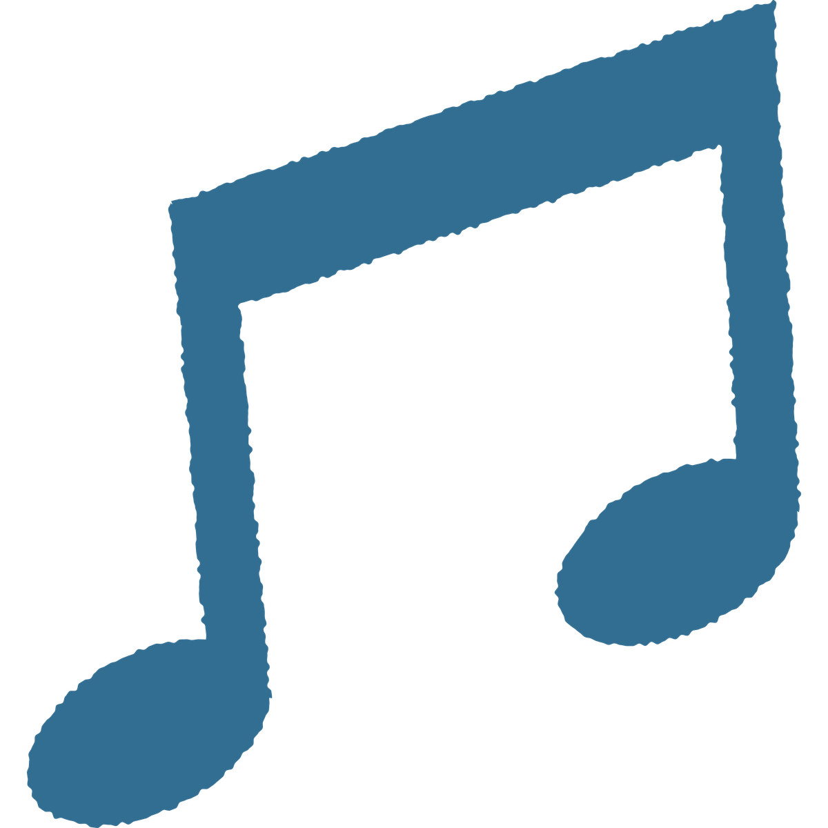 Music notes illustration in Cherry style download in PNG, SVG