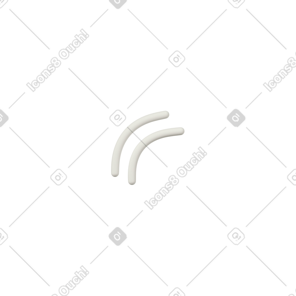 Lines-Illustration im 3D Casual life-Stil als Download in PNG, SVG