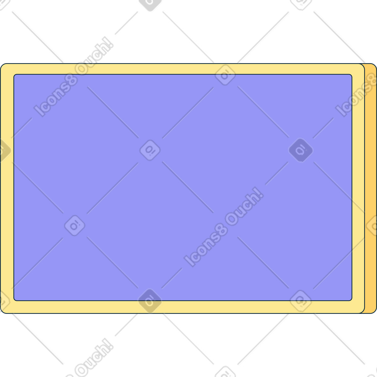 School wooden board illustration in PNG, SVG