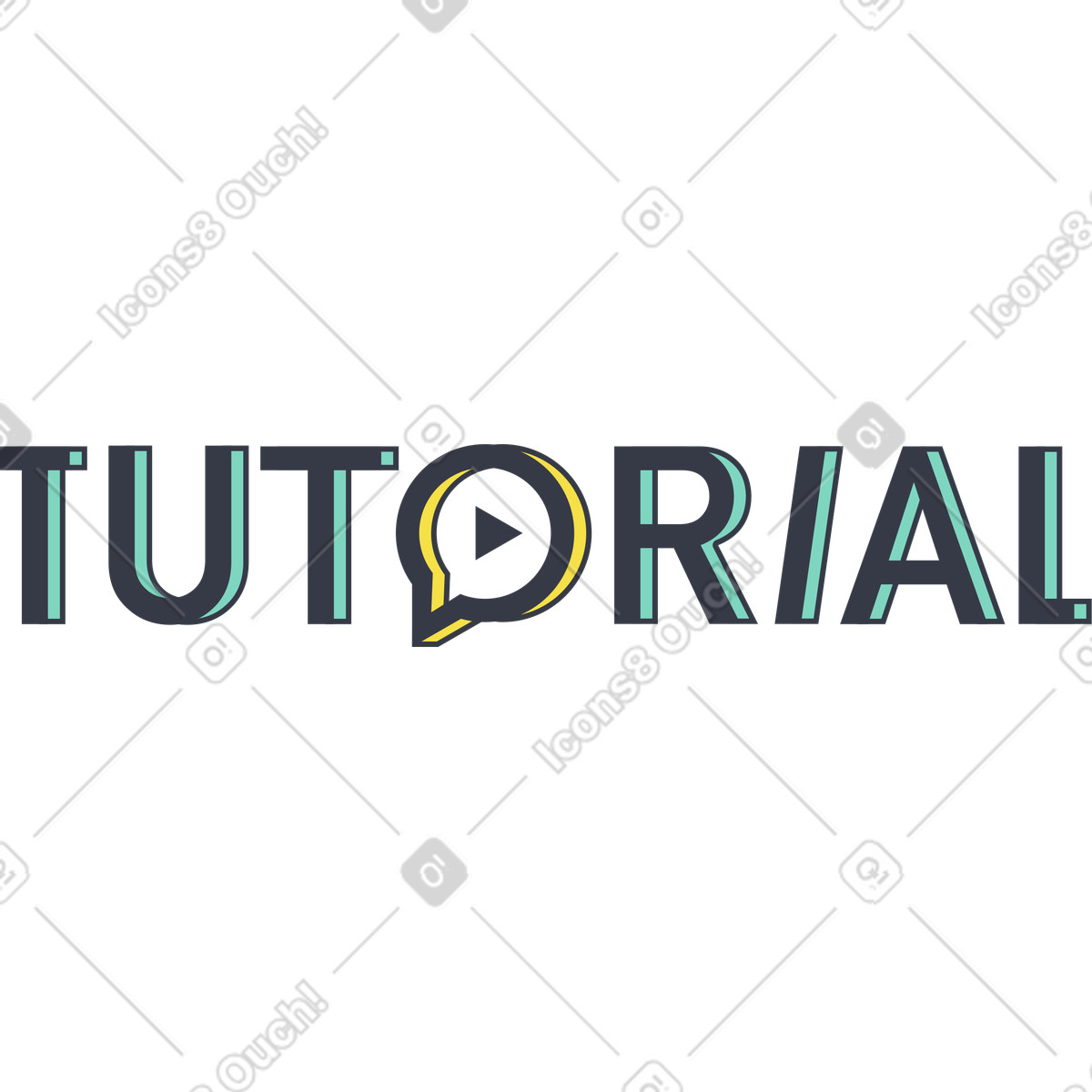 Tutorial illustration in Abstract style download in PNG, SVG
