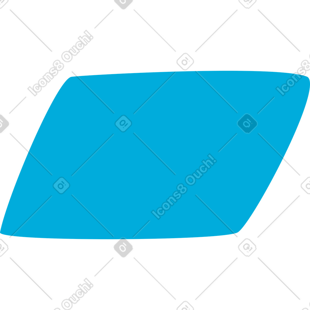 Flame スタイルの Parallelogram のイラストをPNG、SVG形式でダウンロード