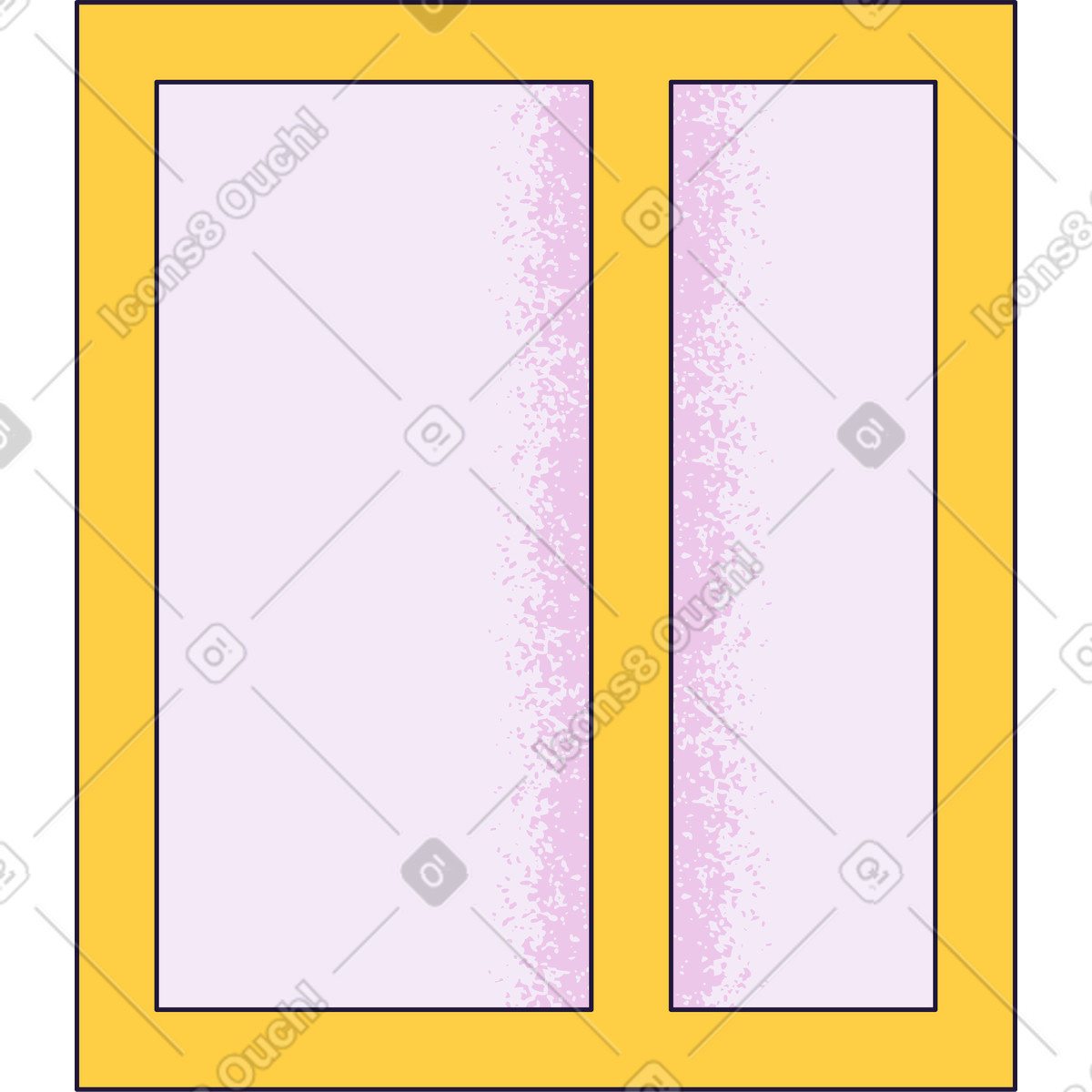 下载 Conifer 风格的 窗户关闭 插画，支持 PNG、SVG 格式