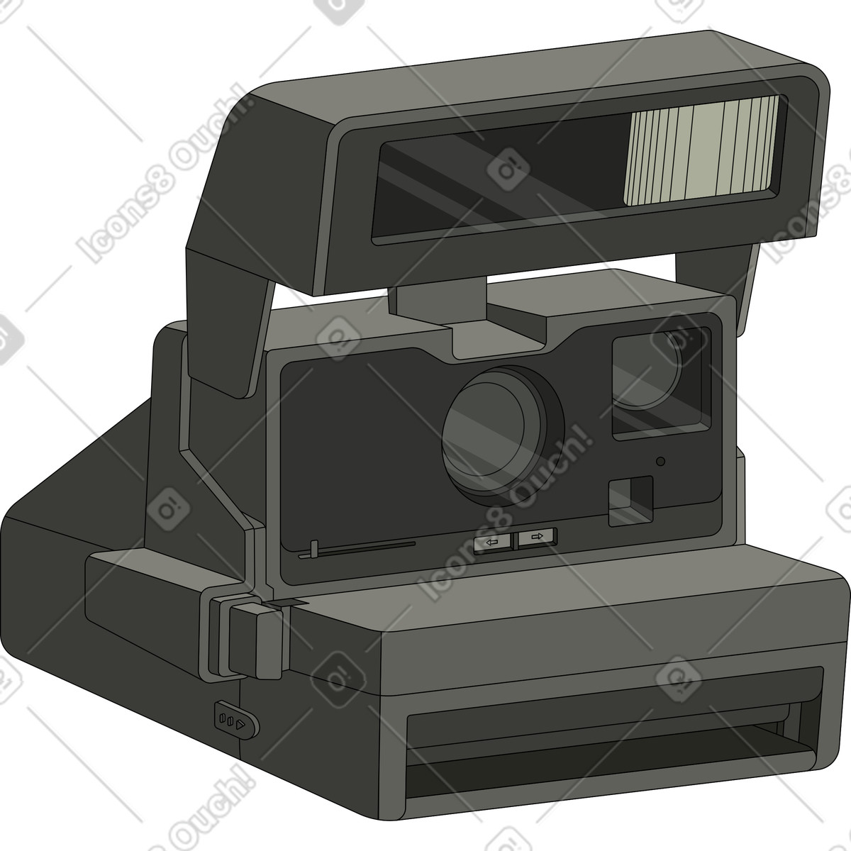 Ilustração de Polaroide em no estilo Retro para baixar em PNG, SVG