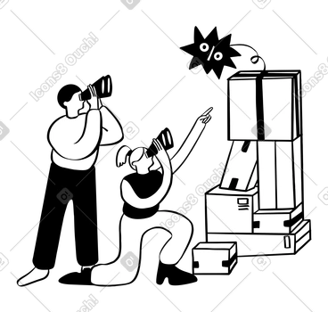 세일 상품을 찾는 사람들 PNG, SVG