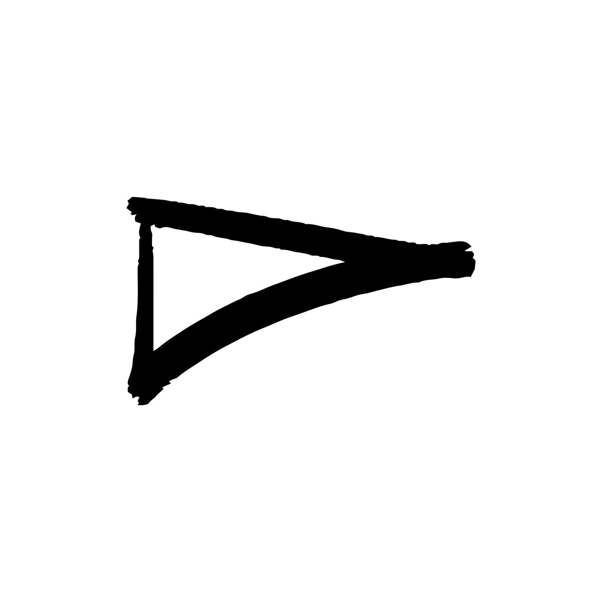 Jagged ink strokes illustration in Scribbles style download in PNG, SVG