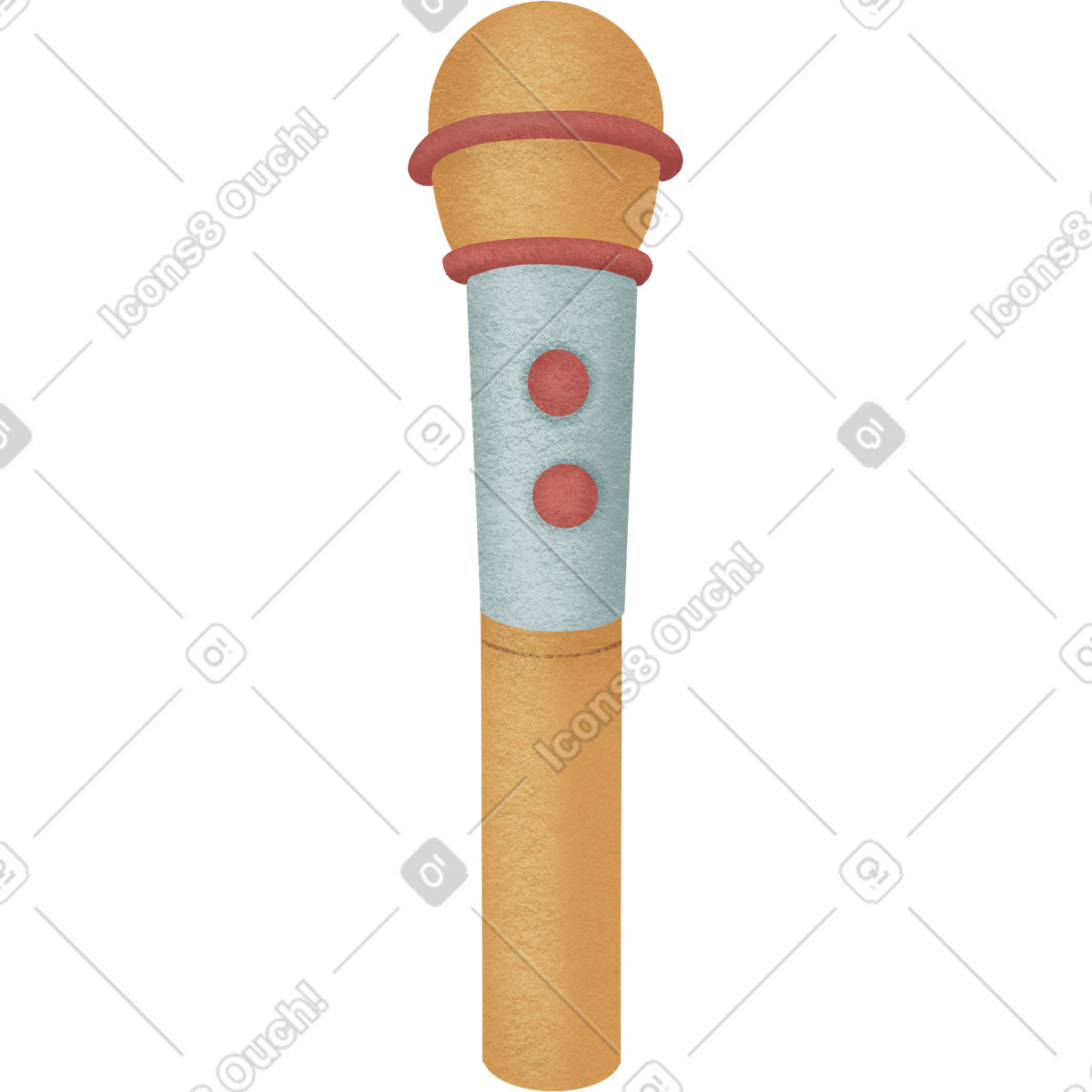 Microphone illustrazione in stile Experimental scarica in PNG, SVG