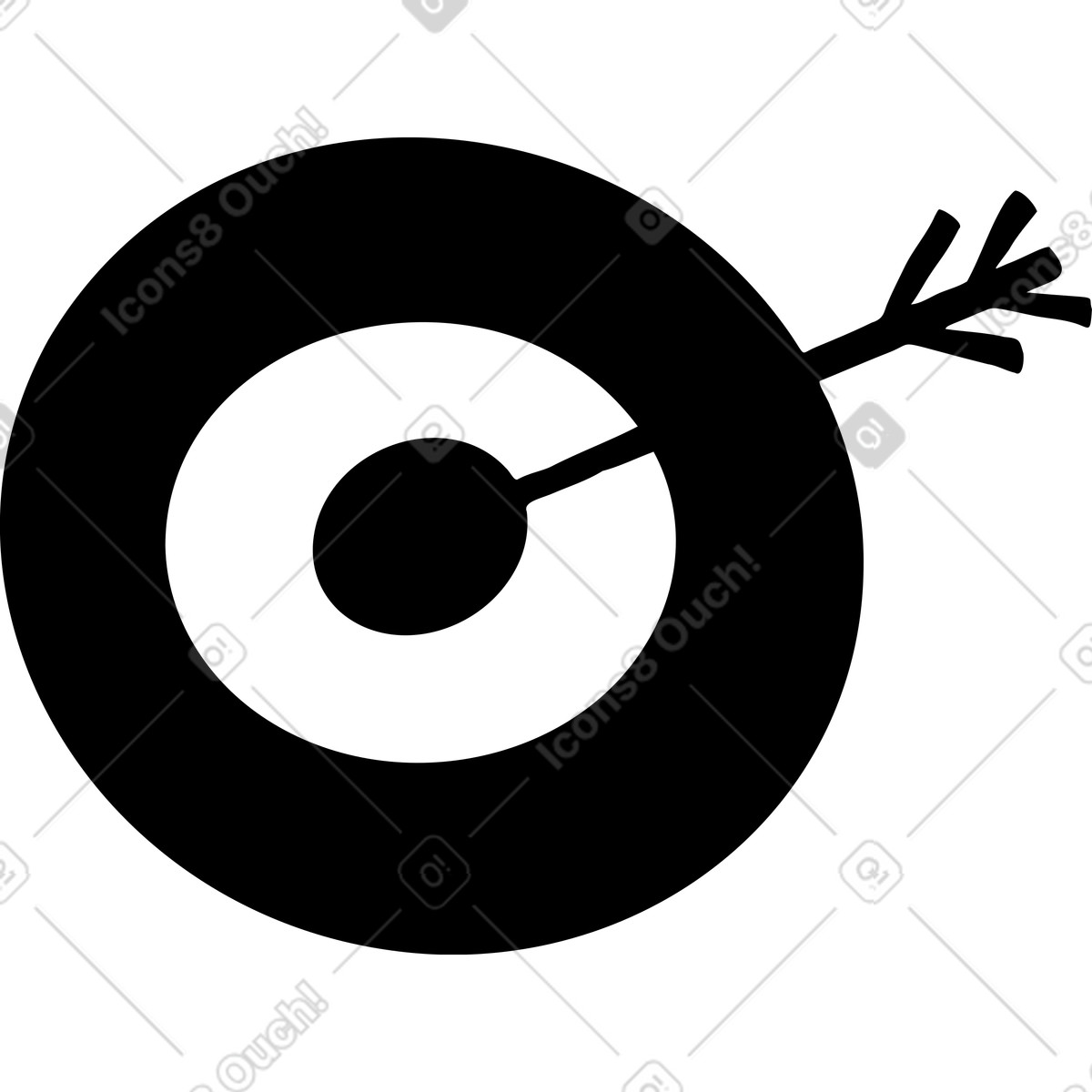 Aim illustration in Journal style download in PNG, SVG