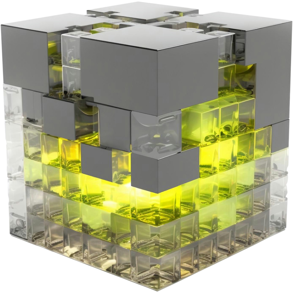 3D Blocks 스타일의 블록 구성 일러스트레이션 PNG, SVG 다운로드