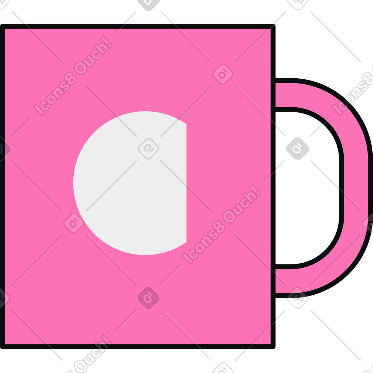 Ilustración Jarra en estilo Teko a descargar en PNG y SVG