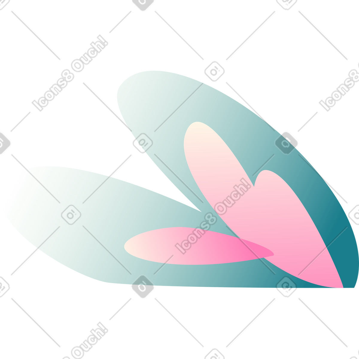 Blume-Illustration im Beam-Stil als Download in PNG, SVG