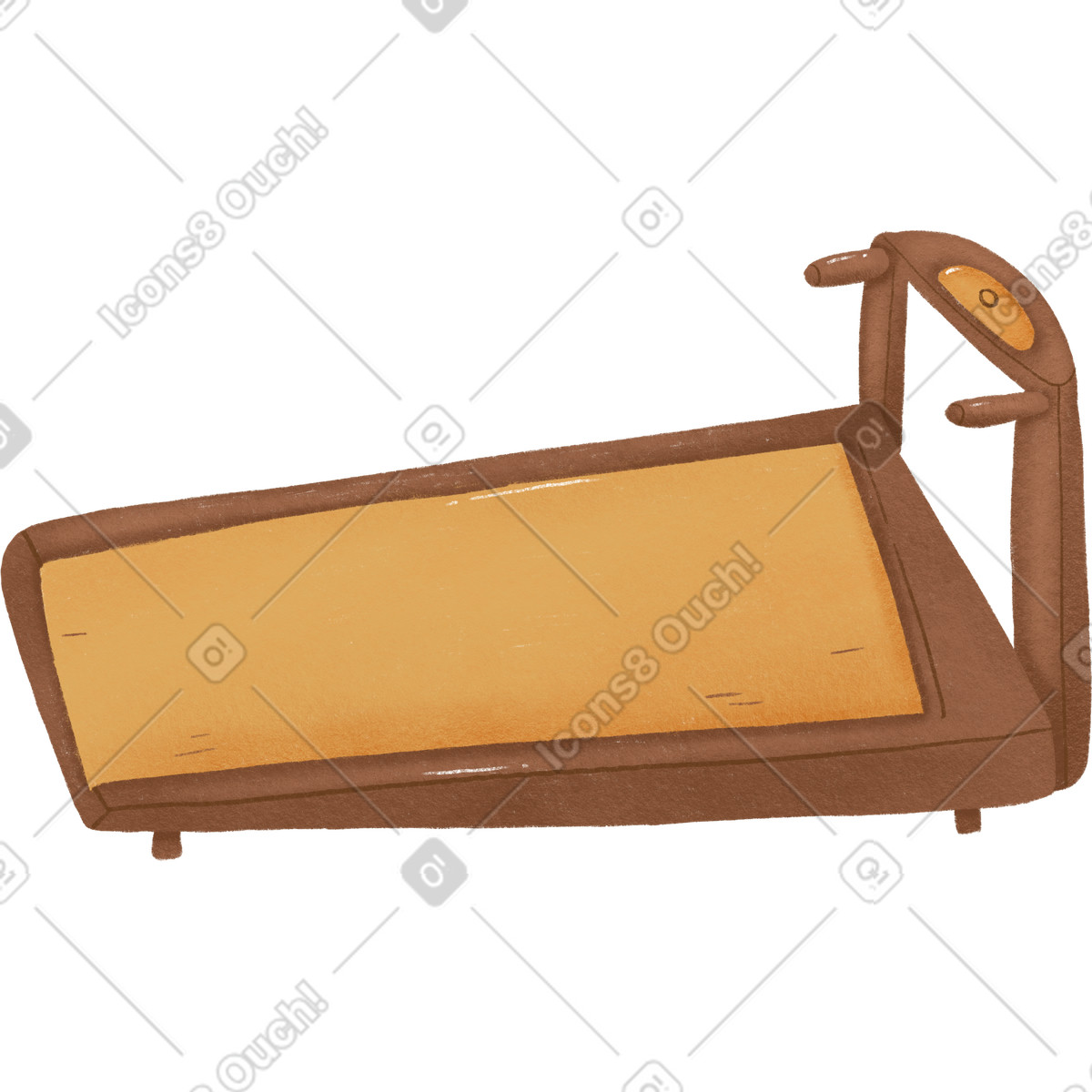 Illustration Tapis roulant dans le style Woolly à télécharger aux formats PNG, SVG