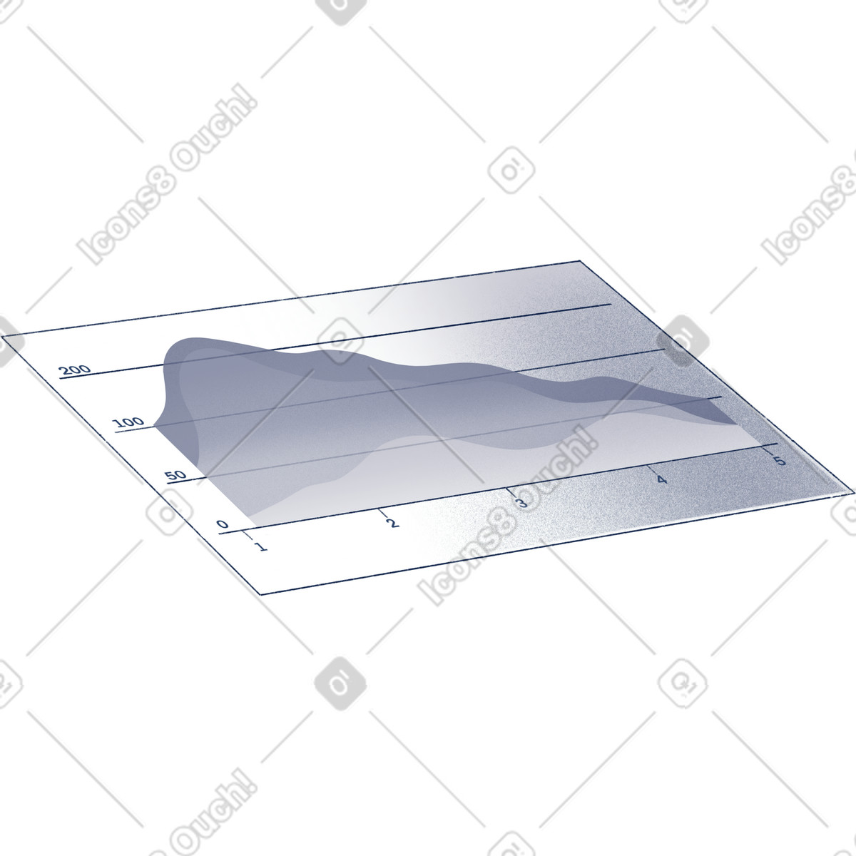 Multi axis chart-Illustration im Haze-Stil als Download in PNG, SVG