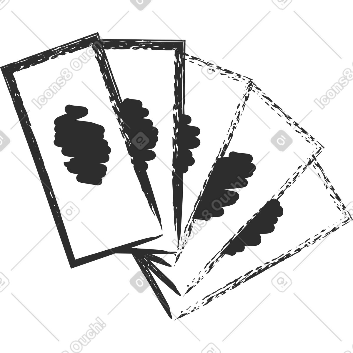 Иллюстрация Любитель банкнот в стиле Graphite — скачать в форматах PNG, SVG
