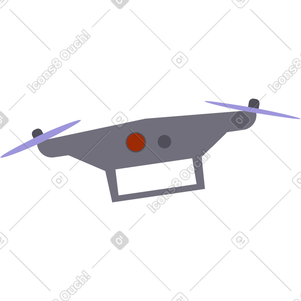 Woof 스타일의 Quadcopter 일러스트레이션 PNG, SVG 다운로드