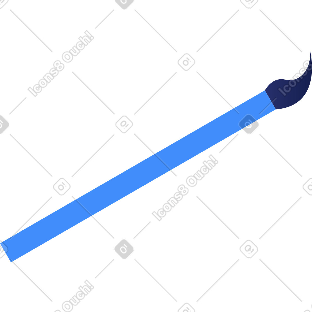 Ilustración Cepillo en estilo Clip a descargar en PNG y SVG
