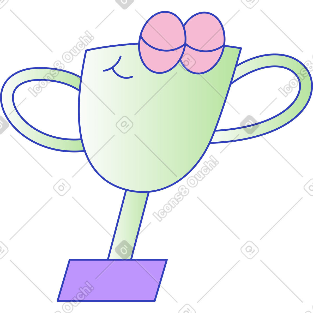 Ilustración Premio al éxito en estilo Eyeful a descargar en PNG y SVG