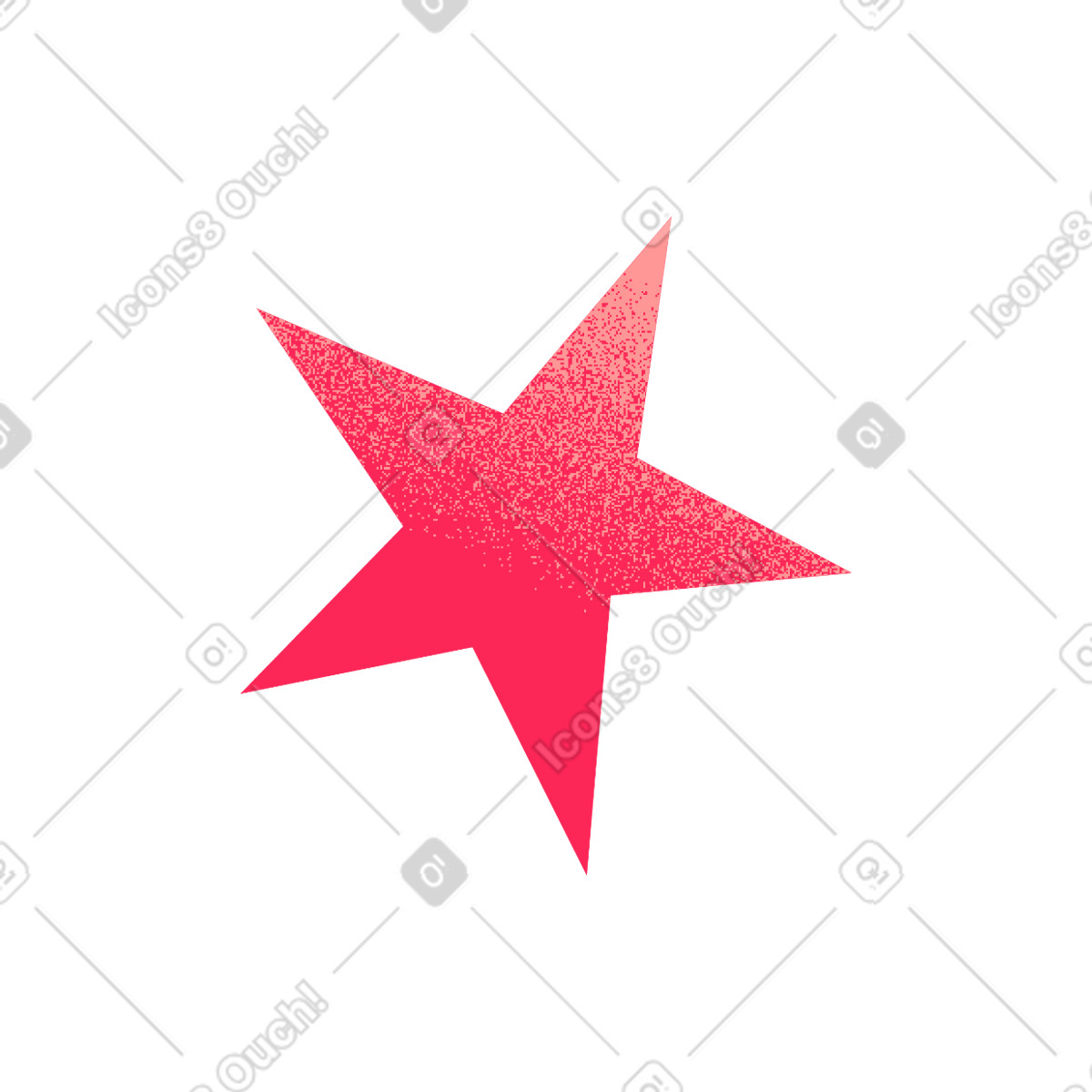 Иллюстрация Red star в стиле Typography — скачать в форматах PNG, SVG
